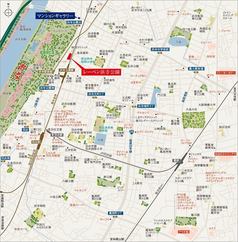 現地案内図