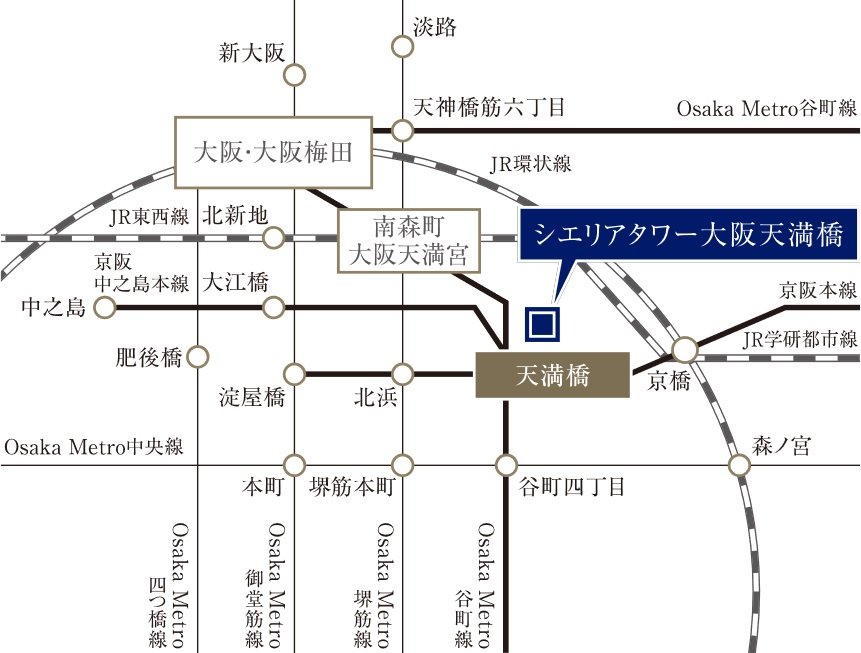 4駅5路線利用アクセス
