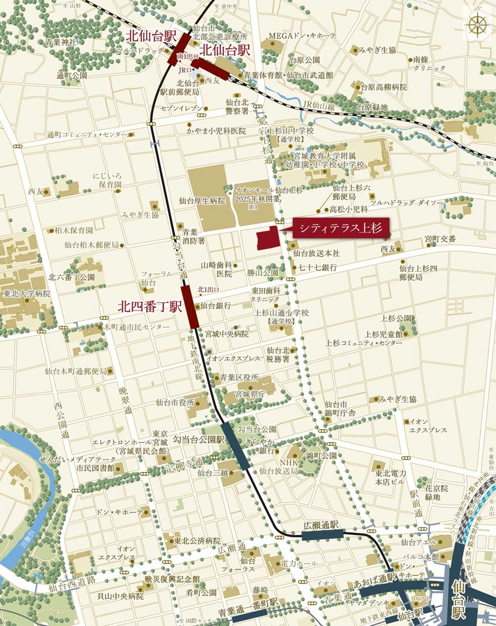 現地案内図
