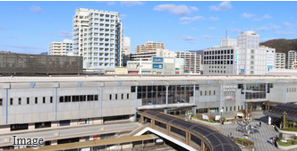 駅徒歩3~4分、電車利用がスムーズ!