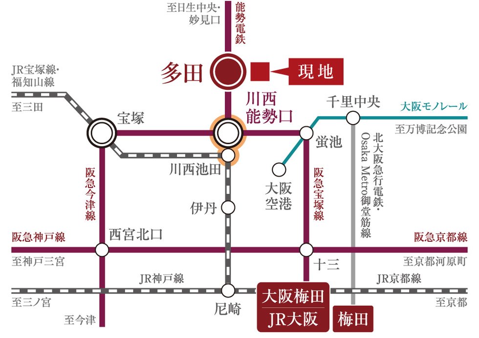 交通アクセス図