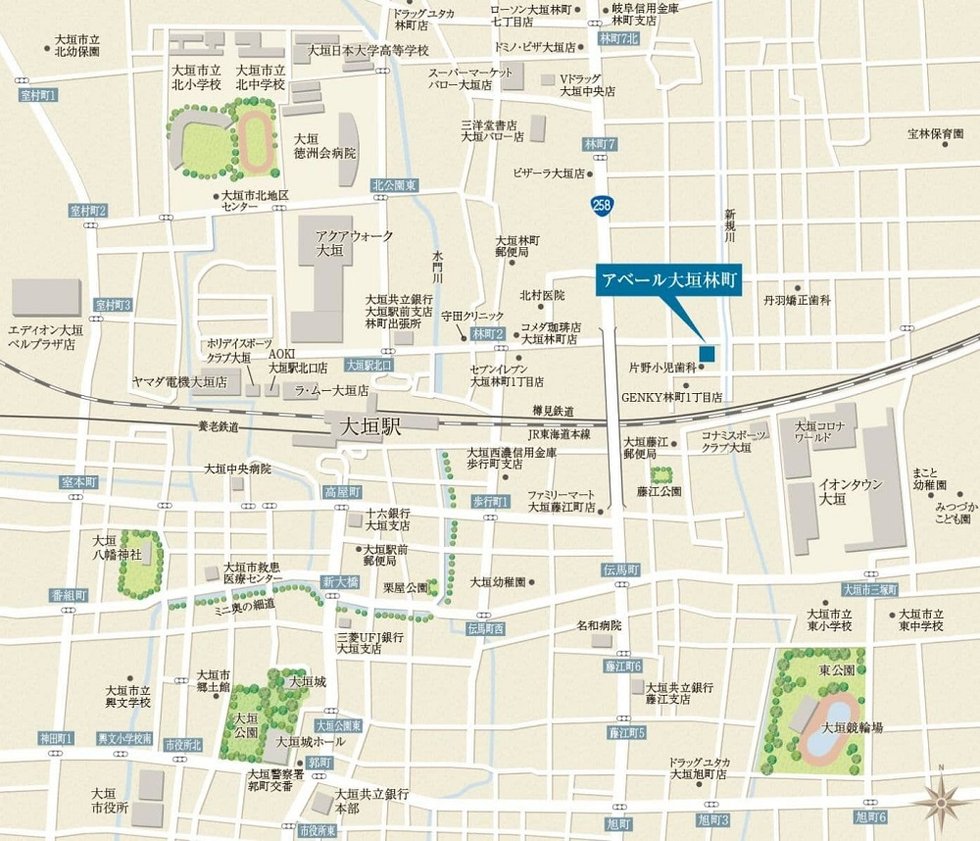 現地案内図