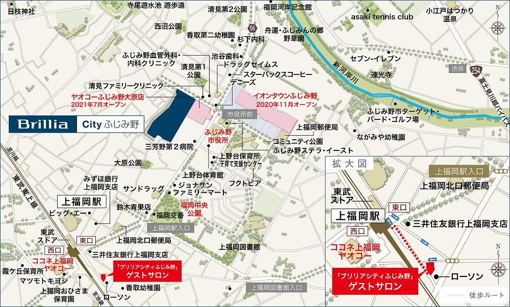 現地・ゲストサロン案内図