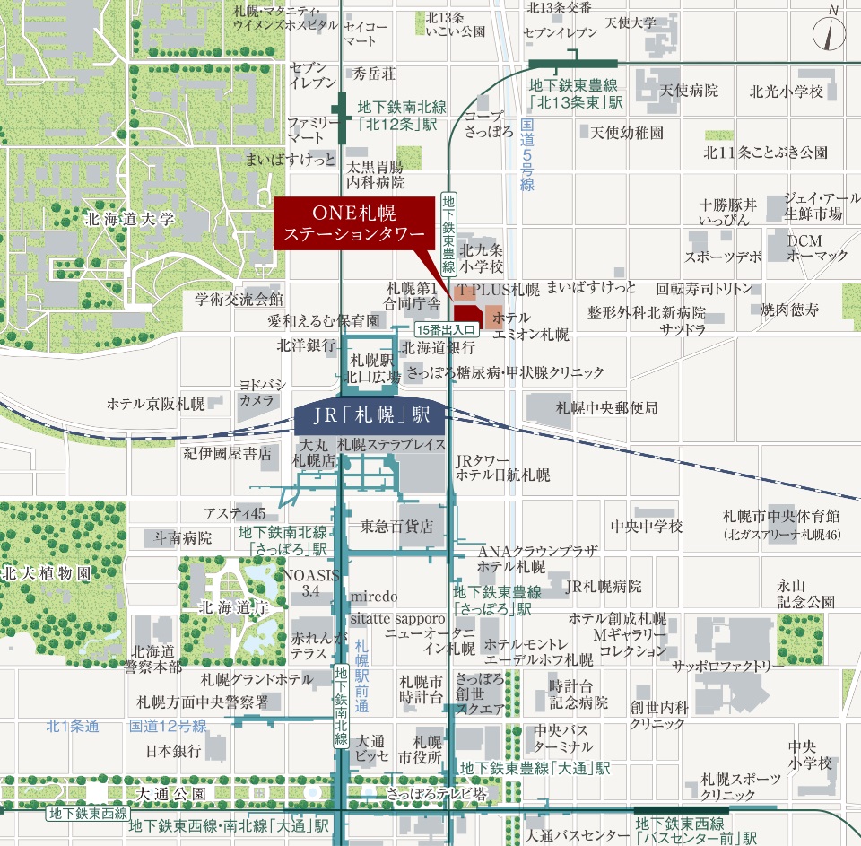 現地案内図