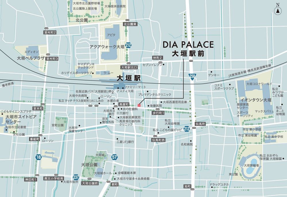 現地案内図