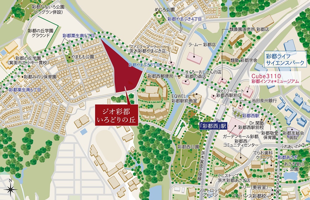 現地案内図