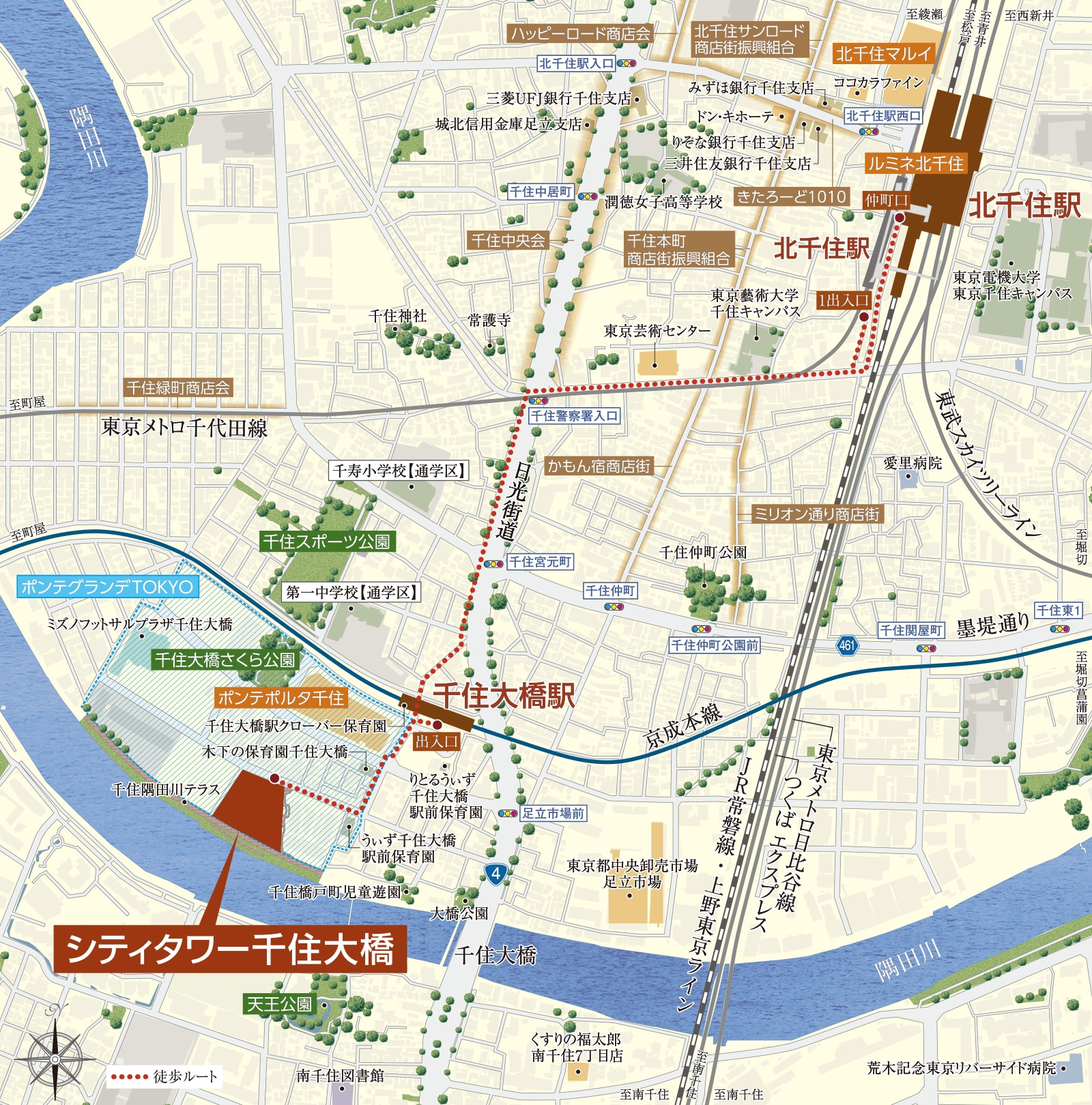 現地案内図