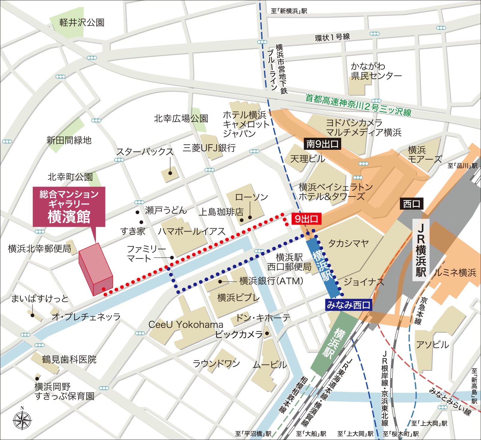 マンションギャラリー案内図