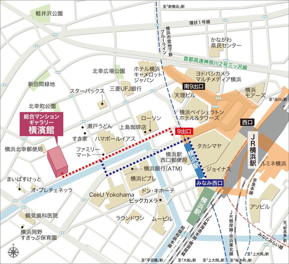 マンションギャラリー案内図