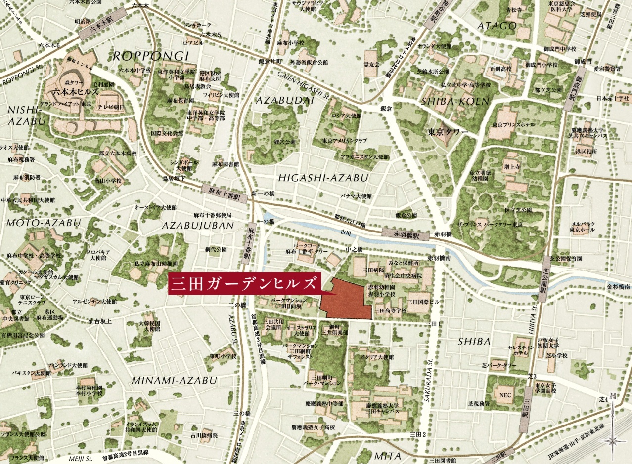 現地案内図