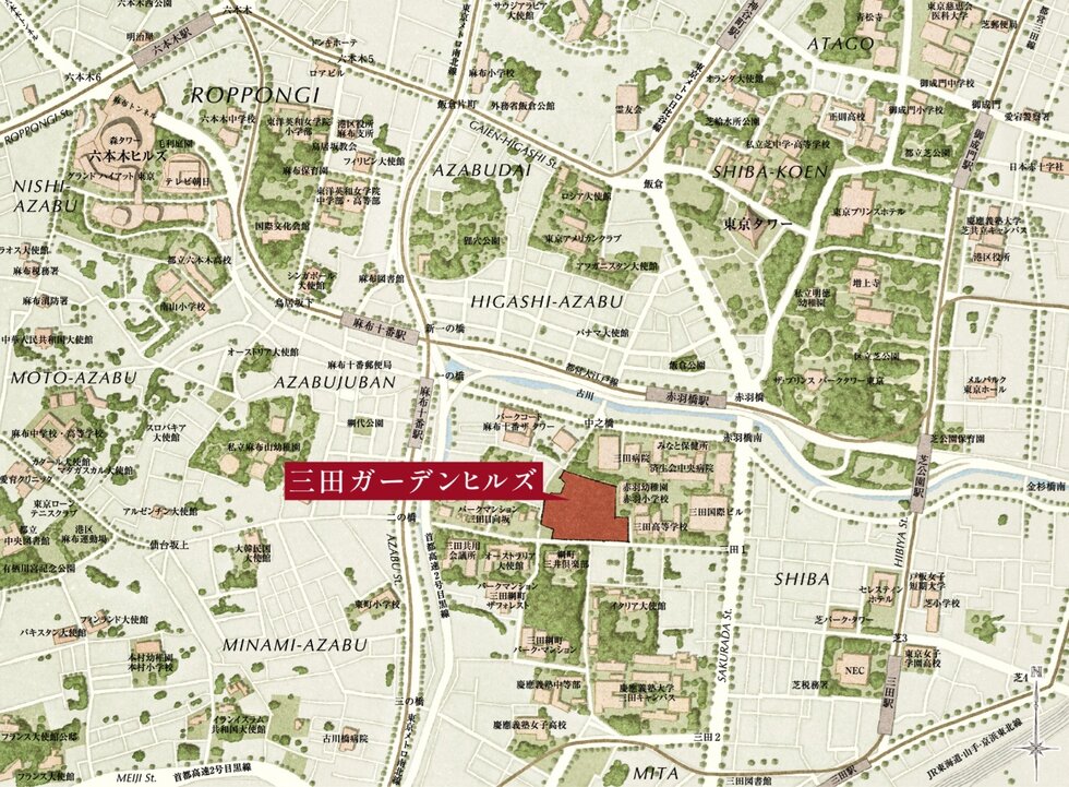 現地案内図