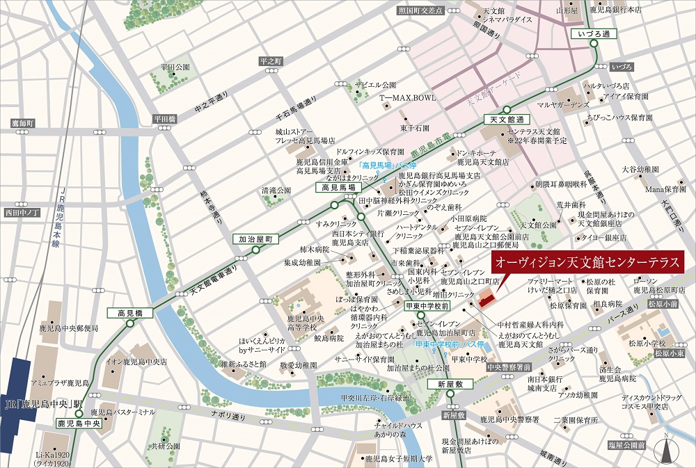現地案内図