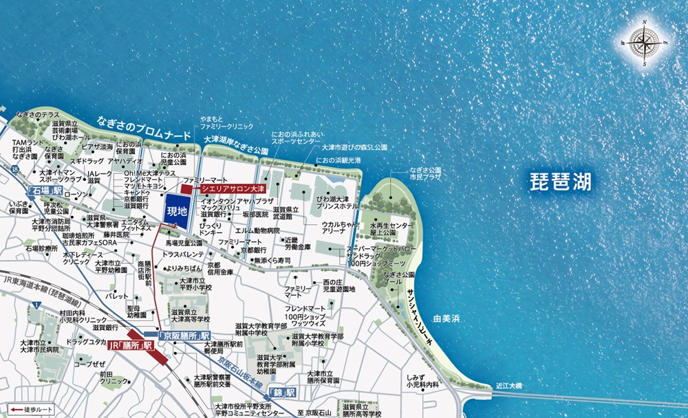 現地案内図