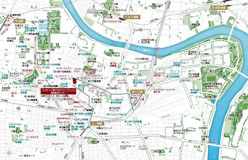 現地案内図