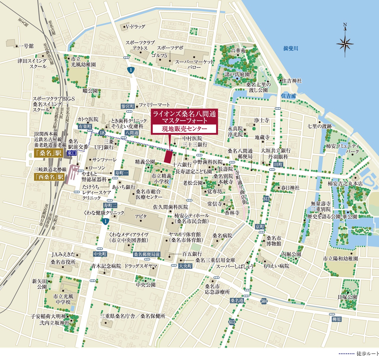 現地案内図