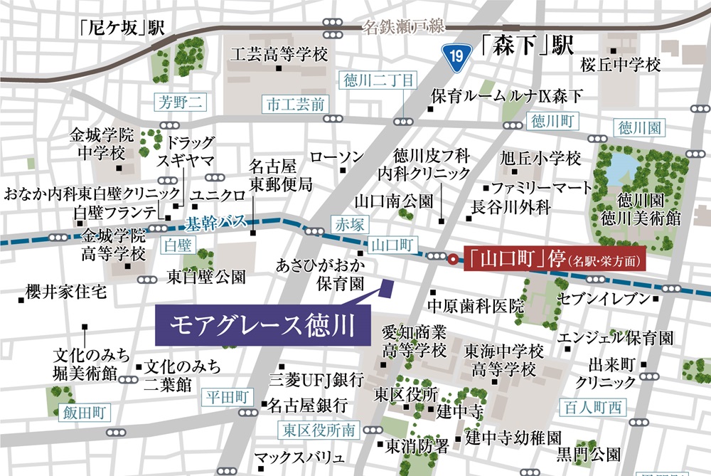 現地案内図