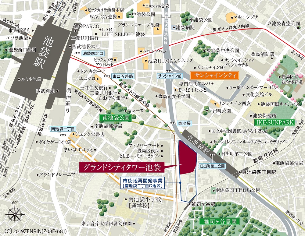 現地案内図