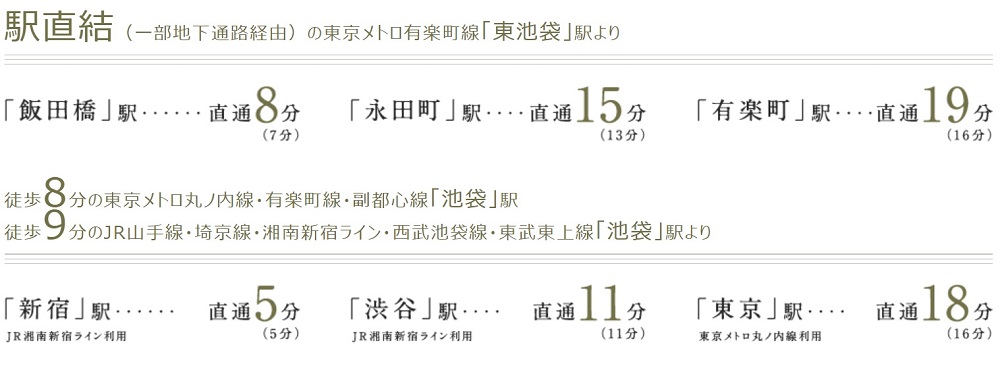 2駅8路線(※5)利用可能。主要駅へ軽快アクセス。