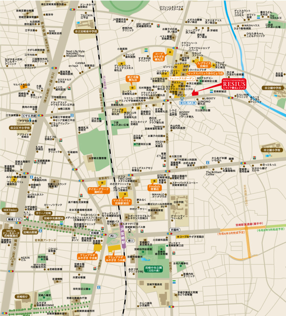 現地案内図