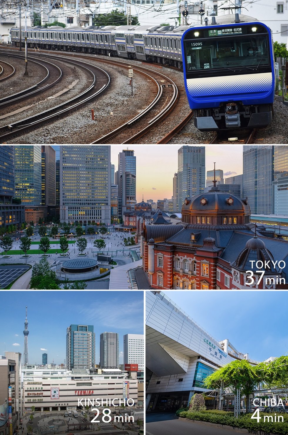 「東京」駅へ直通37分のフットワーク。