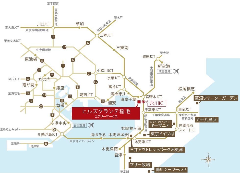 ショッピングやレジャースポットへ。
マイカーで広がるライフシーン。