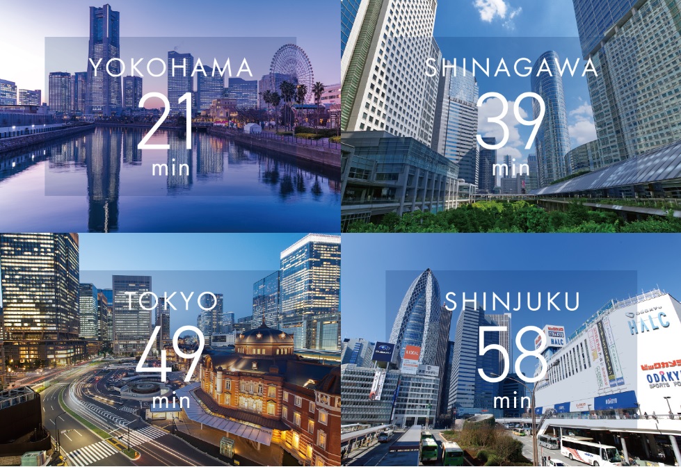 新宿へ、東京へ、直通でスムーズにアクセスできる好ポジション。