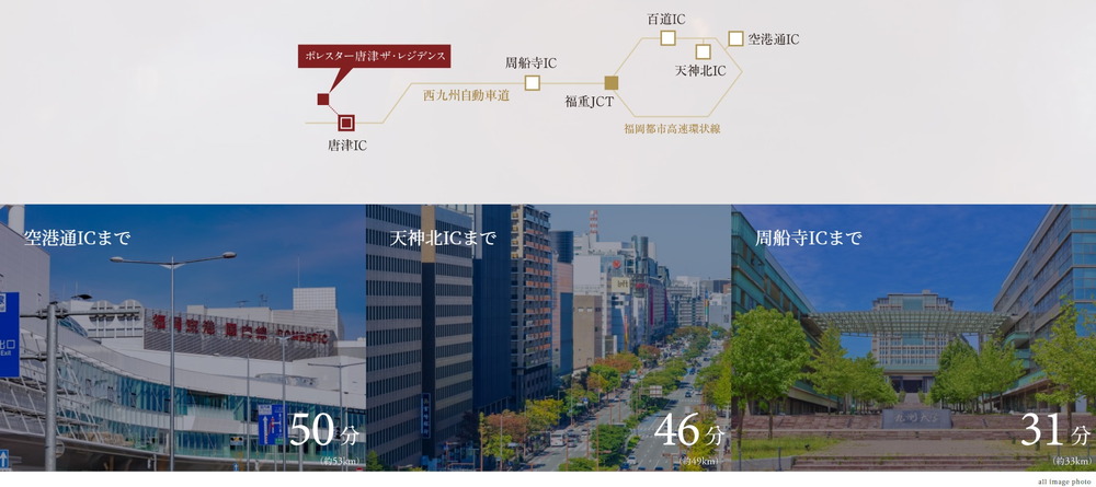 CAR
唐津ICが近く、マイカー利用も軽快。