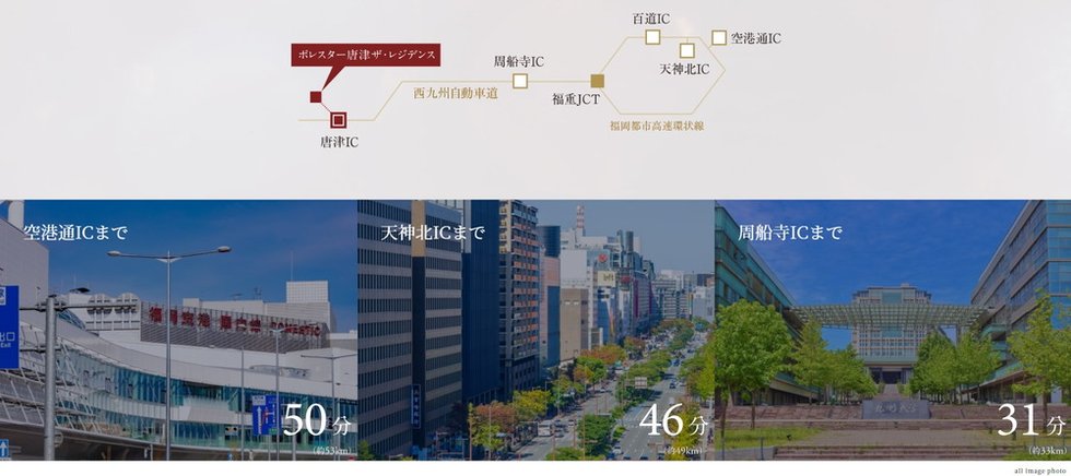 CAR
唐津ICが近く、マイカー利用も軽快。