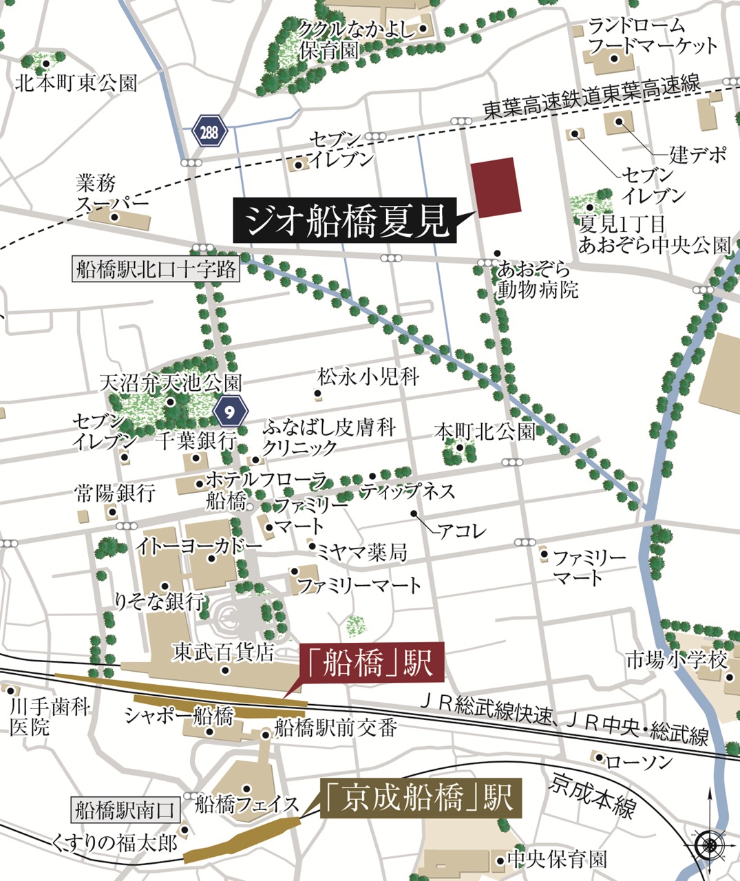 現地案内図