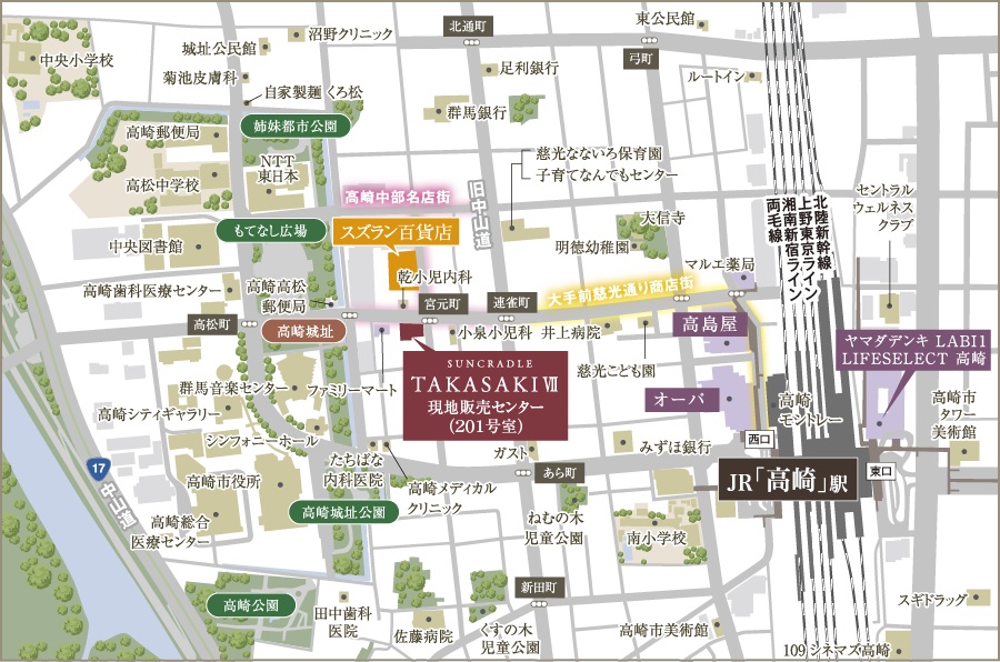 現地案内図