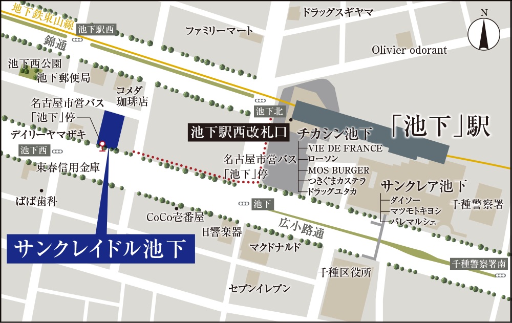 現地案内図