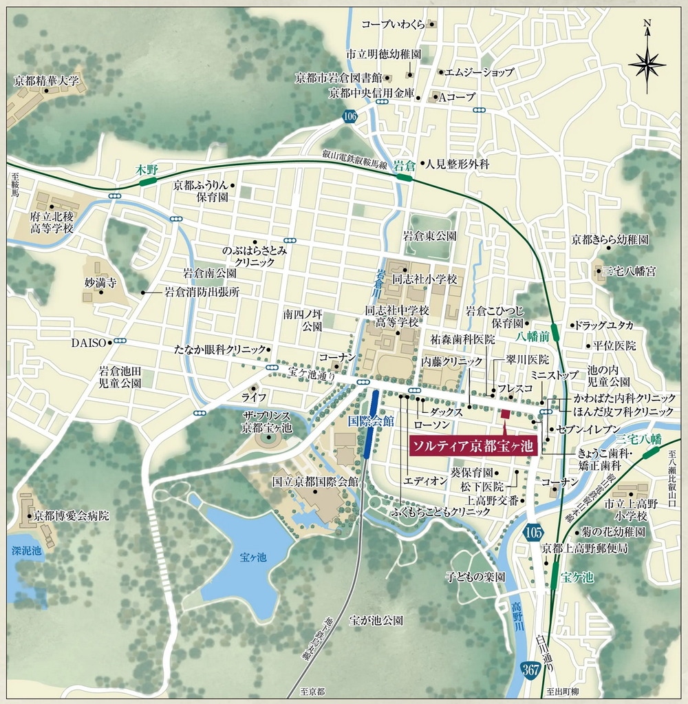現地案内図