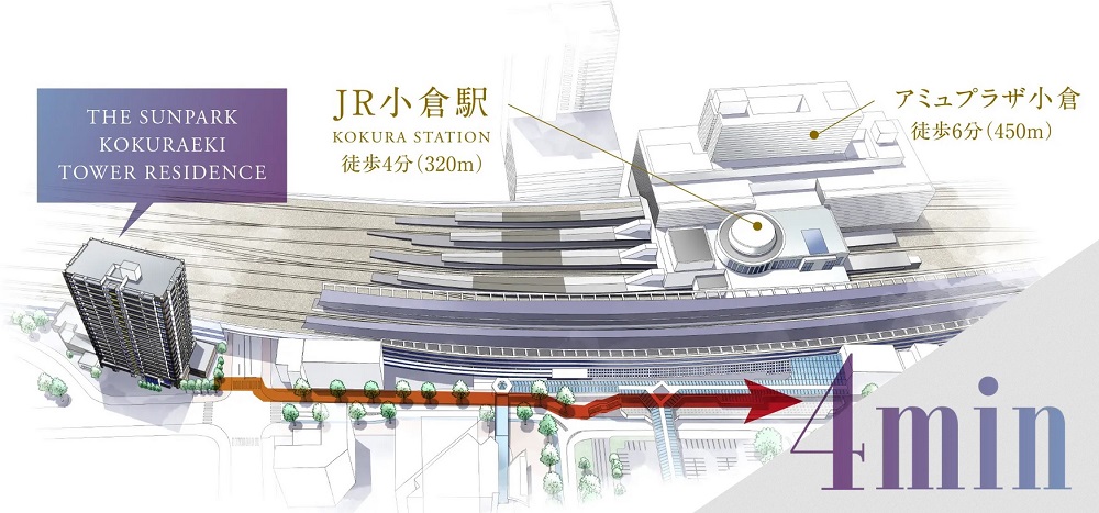 小倉駅徒歩４分。それは未来の価値を測る時間。