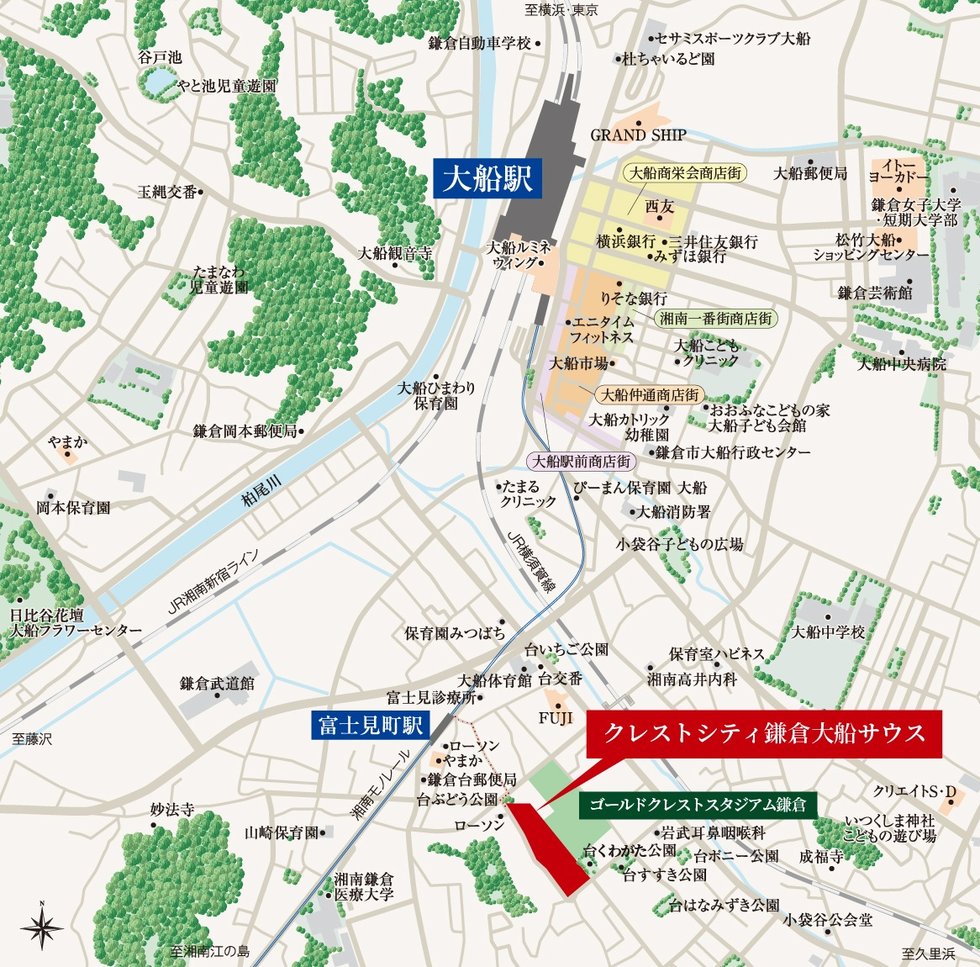 現地案内図
