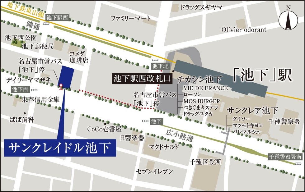 現地案内図