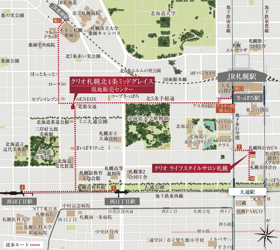 現地案内図