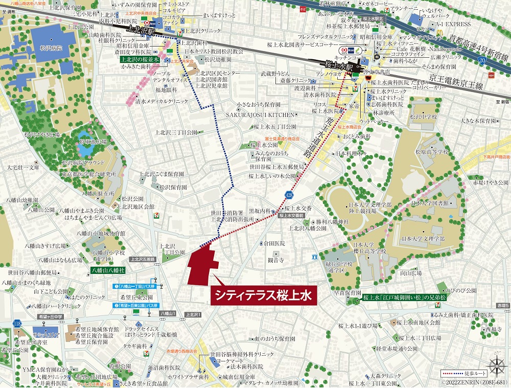 現地案内図