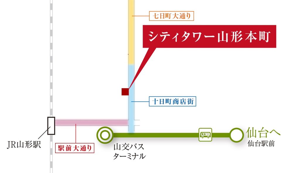 高速バス路線図