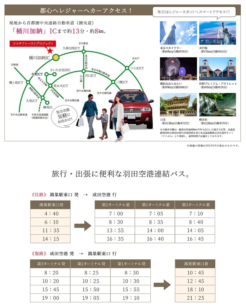 快適でスムーズな日常を彩る、カー＆バスアクセス。