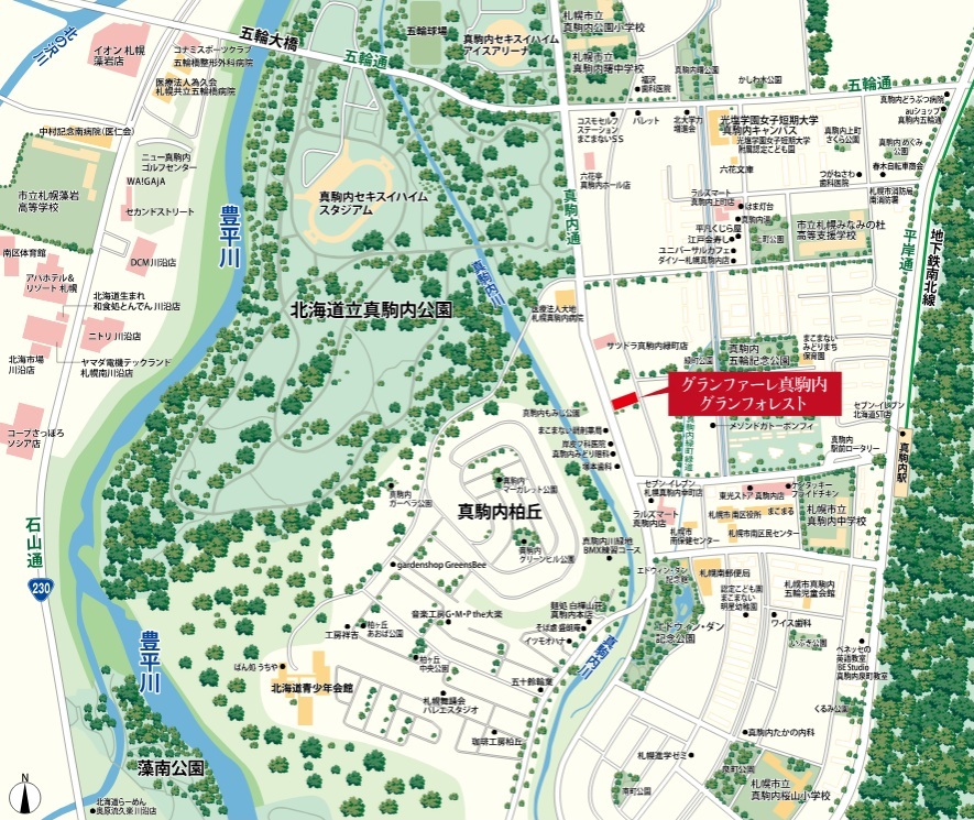 現地案内図