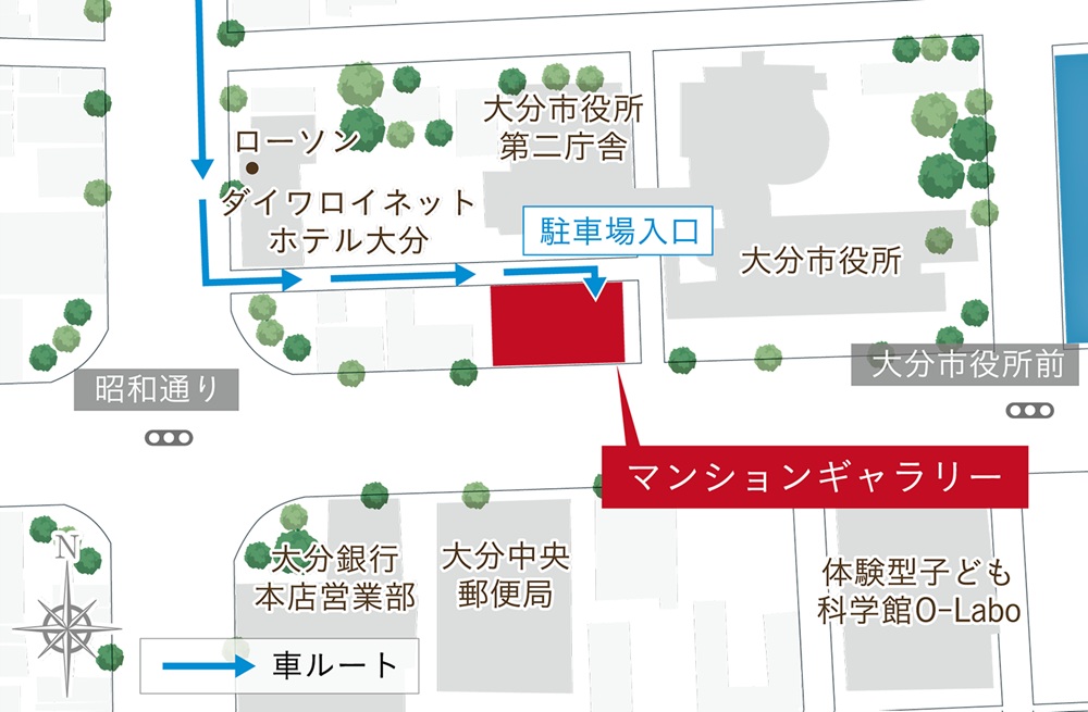 マンションギャラリー案内図