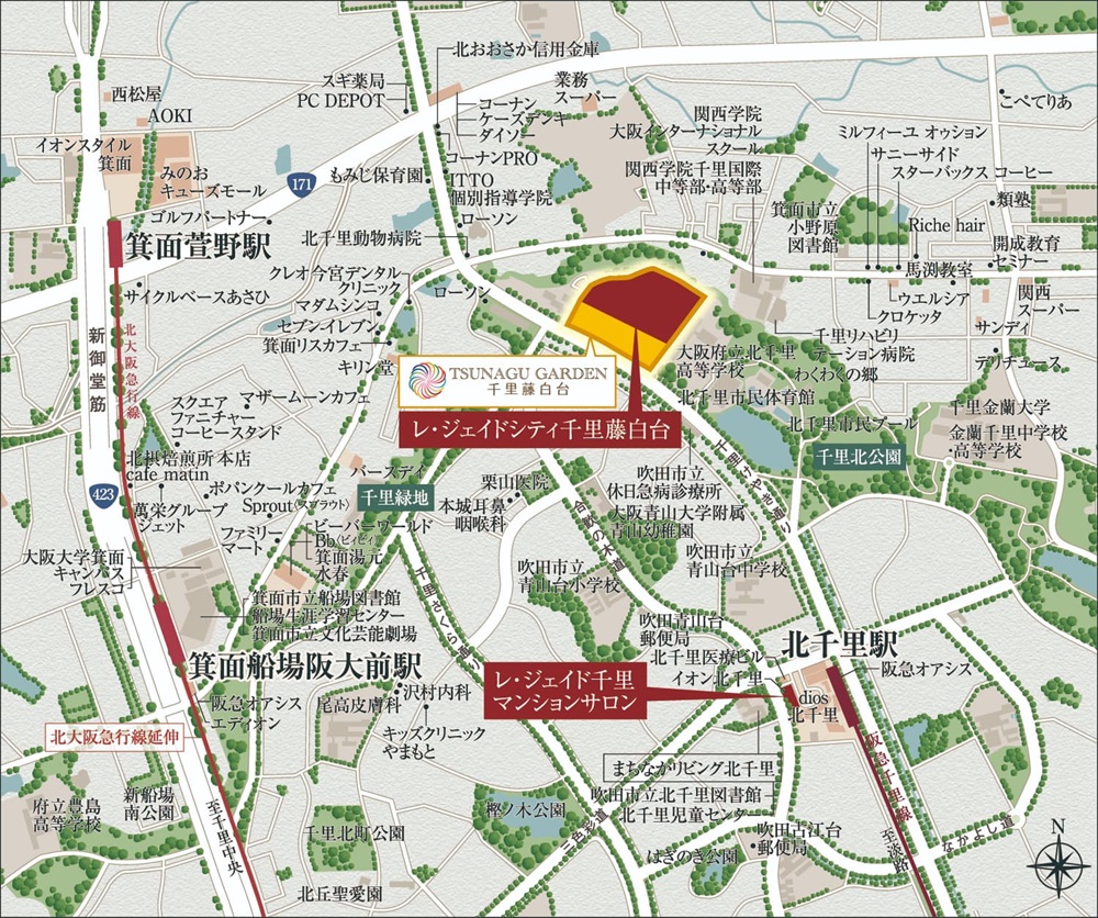 現地案内図