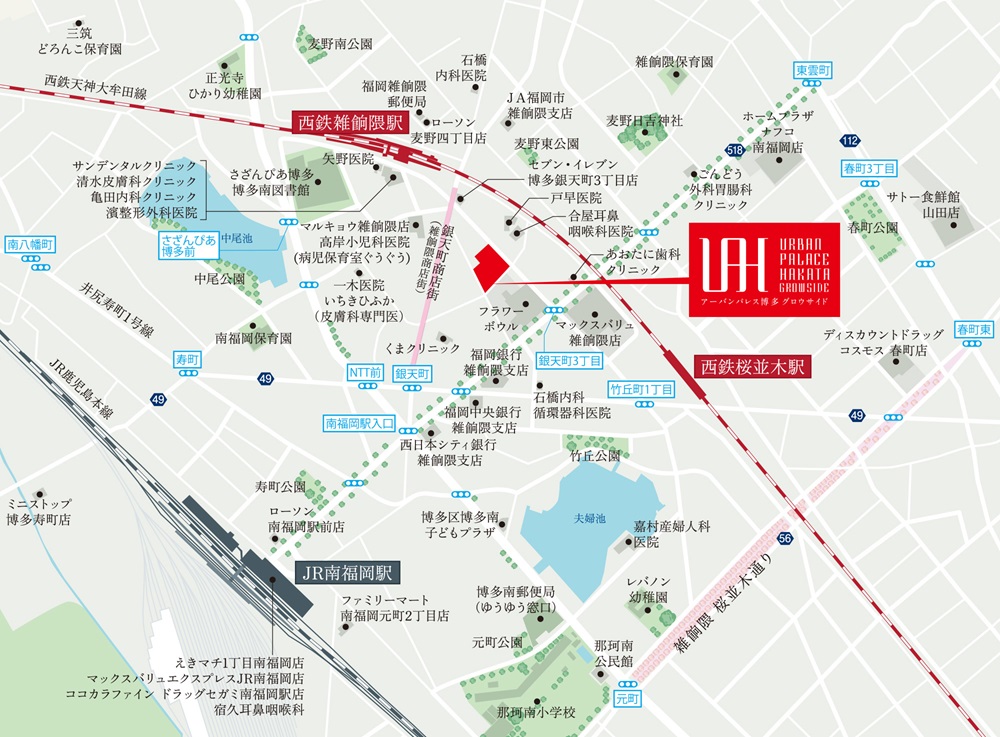 現地案内図