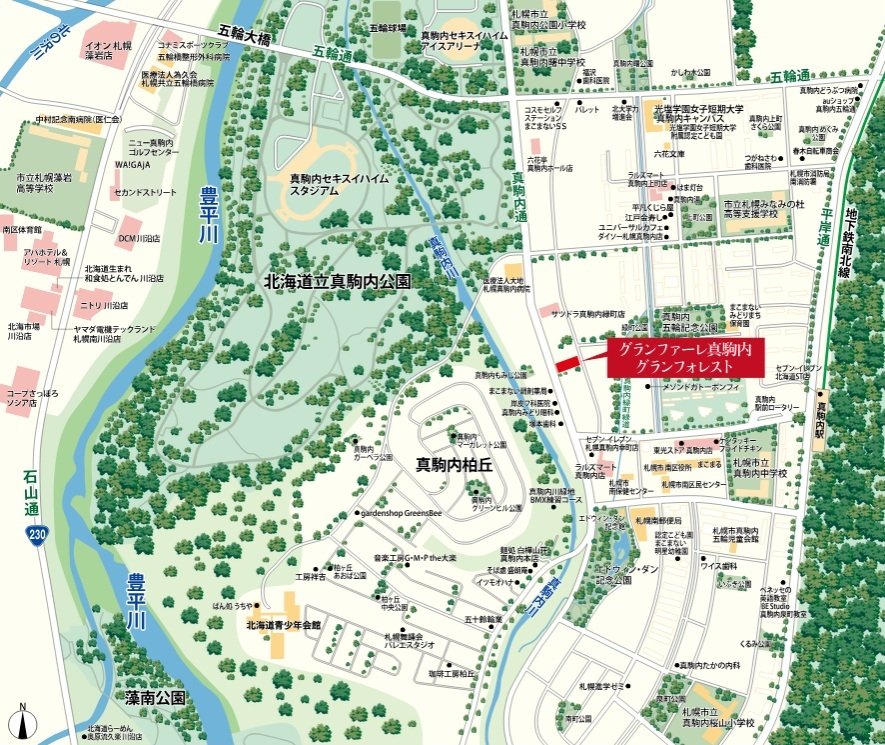 現地案内図