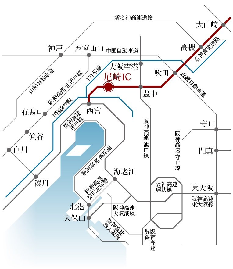 Car Access
関西一円へつながる快適なカーアクセス。