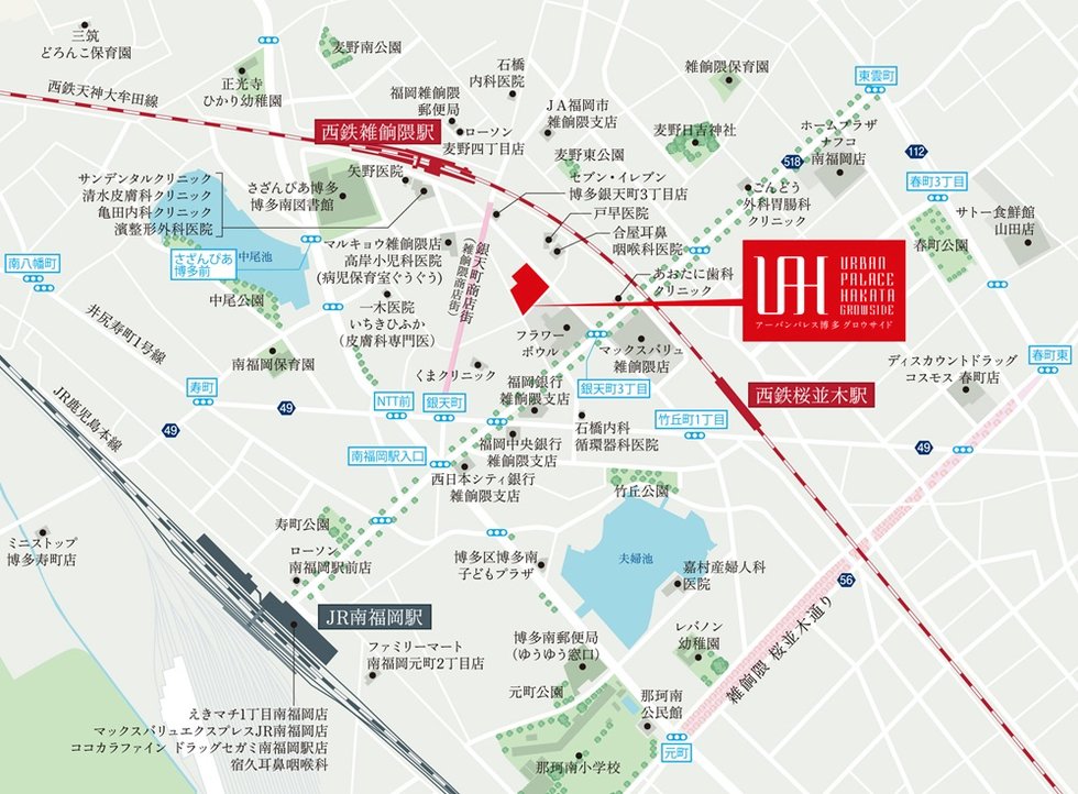 現地案内図