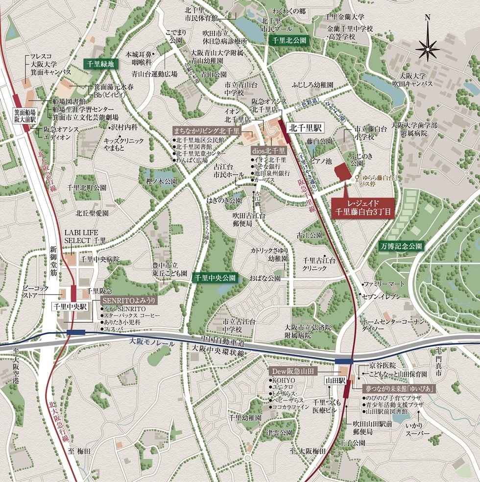 現地案内図