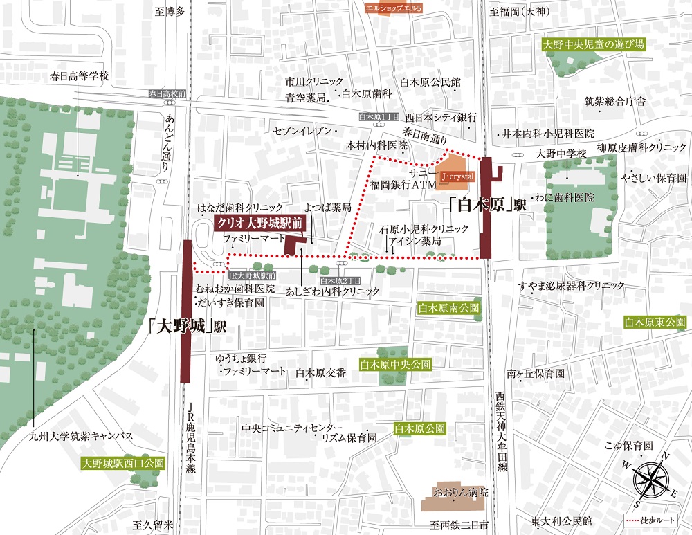 現地案内図(狭域)