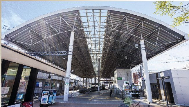 広島電鉄「広電西広島」電停徒歩2分(約90m)