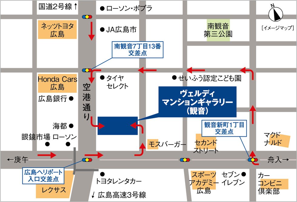 マンションギャラリー案内図